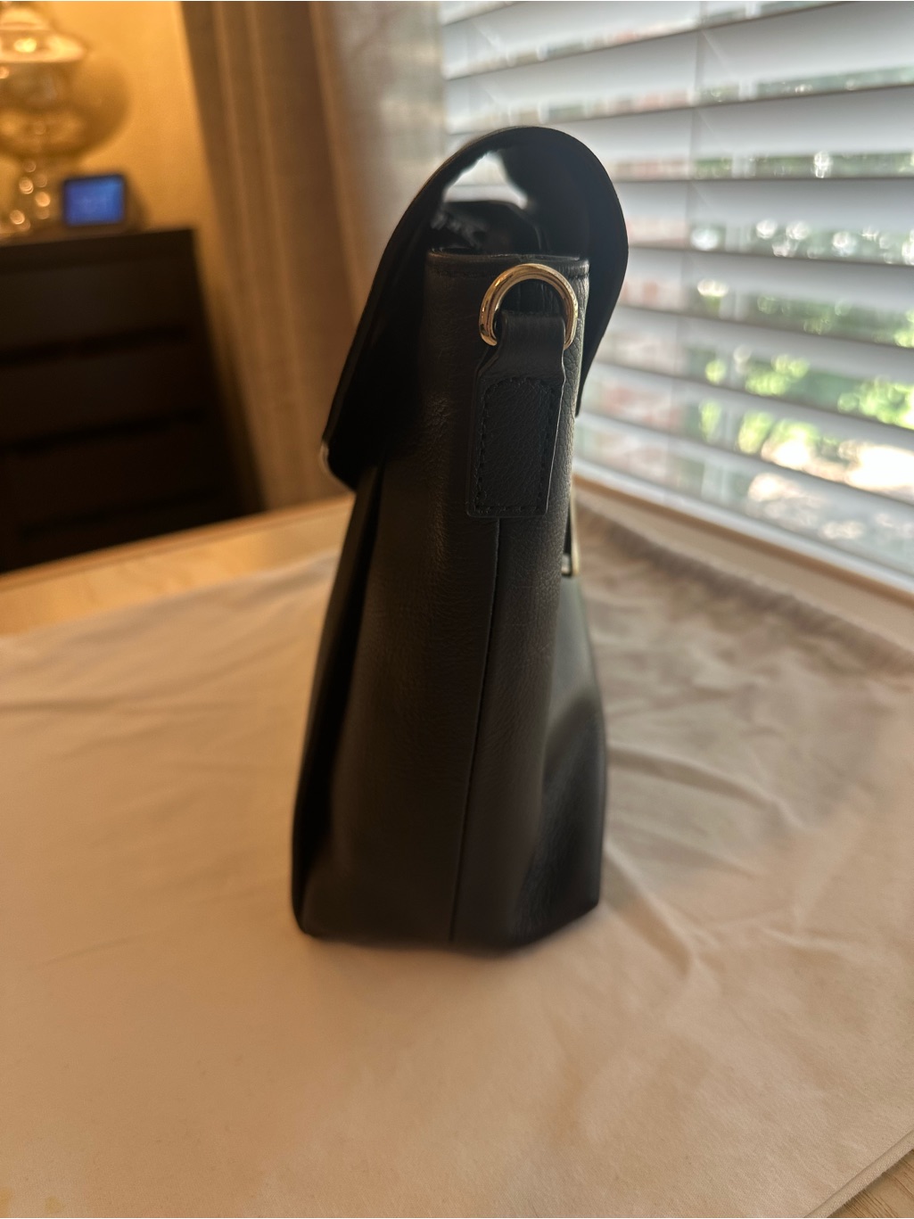 Rare Find! Mina Baie Audrey Black Leather — image 5 of 8